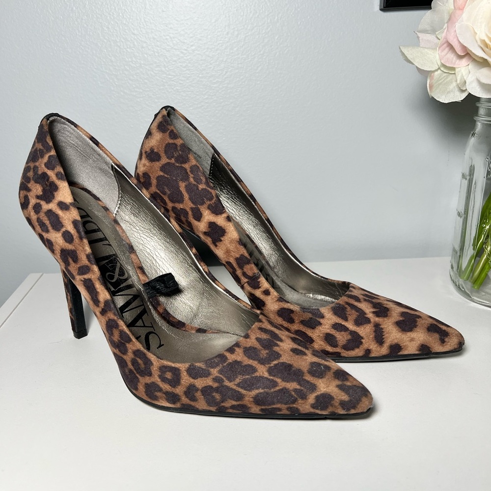 Sam & Libby Leopard Print Heel